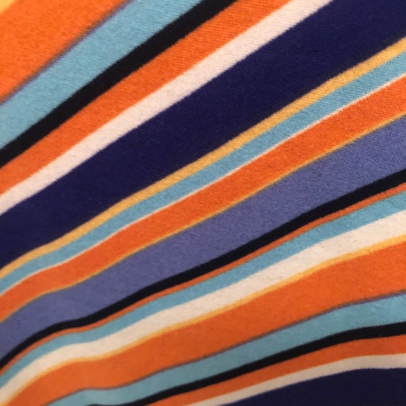 Bright Multicolor Front Tie Open Shoulder Top🌸 - Picture 5 of 5